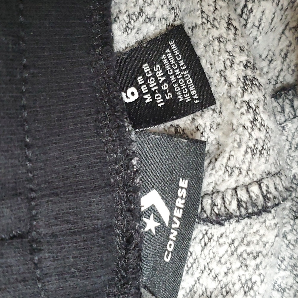 Kid's Converse Glitter Jogger Pants - Picture 7 of 8
